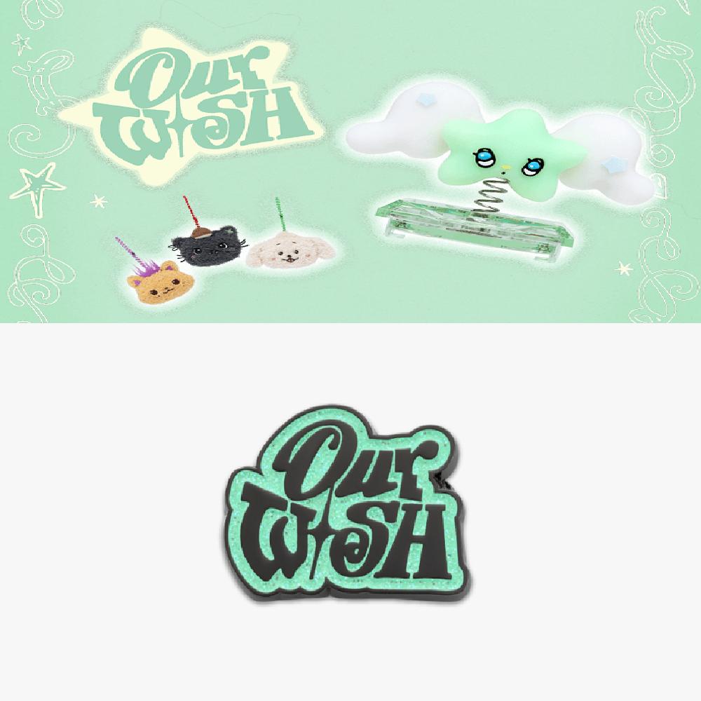 

Pre-order 2025 NCT WISH 1st Concert Tour OUR WISH Logo Badge
