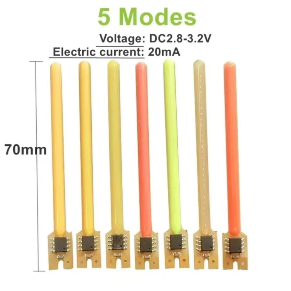 70 59MM DC3V Meteor Shower Filament Flowing Water Lamp Bring A Box LED COB Filament Diodes Parts Incandescent Light Accessories