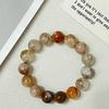 Women Natural Crystal Beaded Bracelets 8mm 10mm 12mm Round Yoga Bead Stretch Bangle Handmade DIY Jewelry Gift