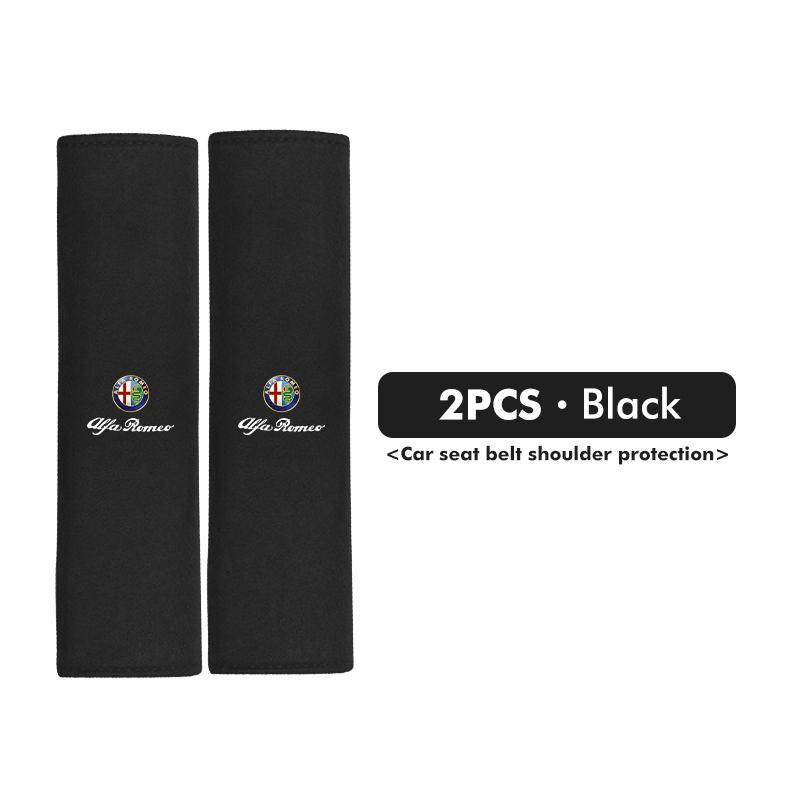 Car Stickers For Alfa Romeo Car Seat Belt Cover Adjustable Safety Belt Shoulder Padding Protection Pad For Alfa Romeo 159 Giulie