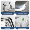 201 Stainless Steel Rectangular Serving Tray