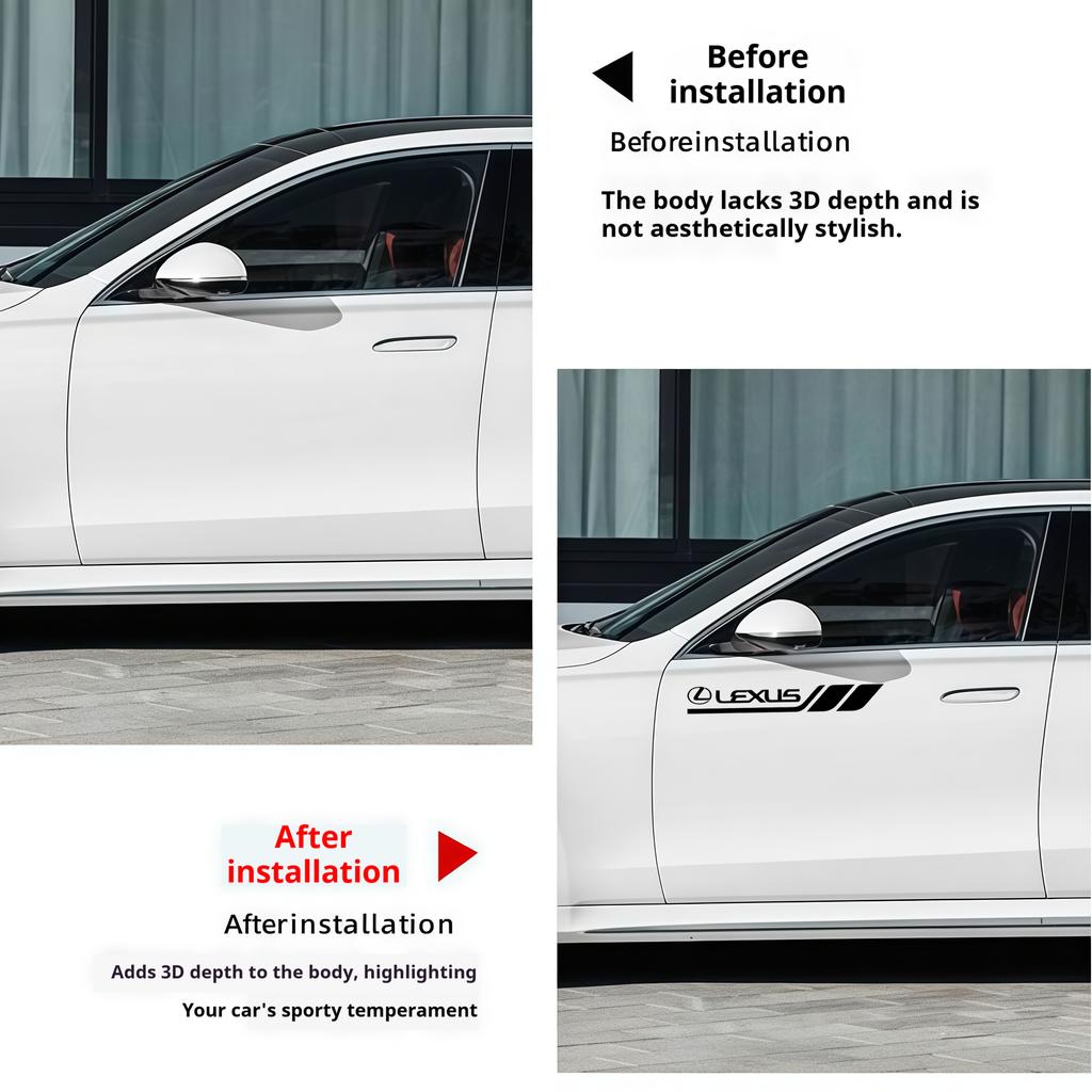 Geeignet für Lexus Logo ES300 IS300 IS350 ES250 ES350 IS250 CT200H GS350 NX200 Aufkleber Decal Logo Aufkleber Abzeichen