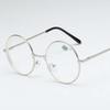 Round Glasses Woman Men Glasses Retro Myopia Optical Metal Frames Clear Lens Black Silver Gold Eyeglasses -1.0 -1.5 -2.0 To -4.0