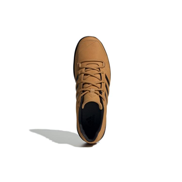 Adidas Daroga Plus Lea Slip Resistant Slip Resistant Low top Casual Shoes Men's Brown Black FU9256