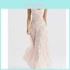 French Lace Cami Dress With Geometric Pattern For Casual And Party Wear