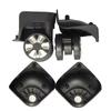 1 Pair A78 Travel Suitcase Luggage Replacement Parts Universal 360 Degree Swivel Wheel Repair Accessories Trolley Wheel