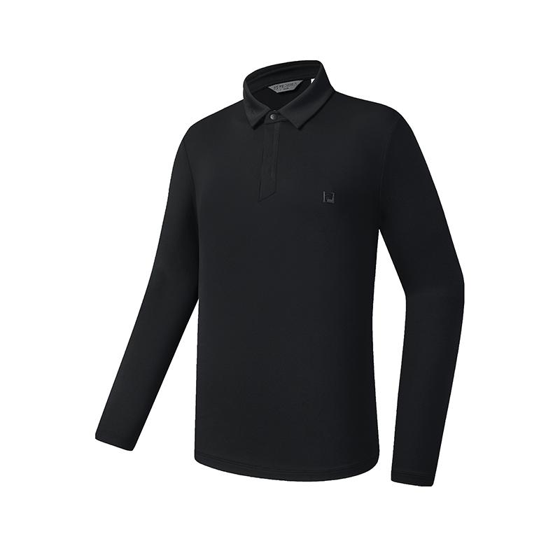 Fila Golf Series Simple Fashion Trendy Casual Sports Polo Shirt Men Tops Deep-Black A11M545213FBK