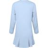 adidas Originals Simple Casual Versatile Long Sleeve Dress Women Dresses Blue DV0855