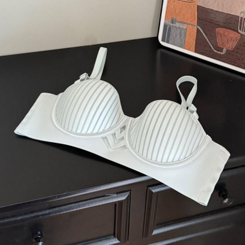 Plus Size Bra Women Ultra Thin Minimizes Large Bust Push Up Non-Sag Sexy Round Cup Fashionable