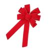 652F Christmas Bowknot Wreath Ornament Seasonal Elegant Christmas Tree Bowknot Charm for Festival Decoration Experience