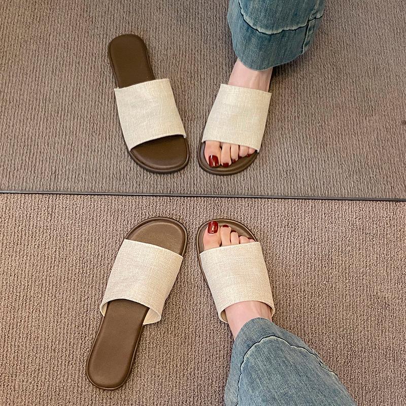Fashion Rubber Flip Flops Slippers Women Summer Shoes Shale Female Beach Pantofle Slides Hawaiian Sabot Soft 2025 Flat Casual Leisure
