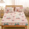 Waterproof Cartoon Elastic Fitted Sheet 160x200,Mattress Protector Cover,Mother Baby Grade,Pure Cotton Laminated Cotton Process
