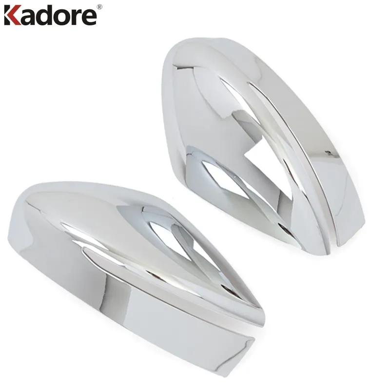 Rearview Mirror Cover Trim For Nissan Leaf 2017 2018 Chrome Door Side Wing Mirrors Cap Frame Covers Car Accessories