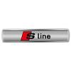 3D Metal Car Emblem Sticker Trunk Body Side Fender Decor Decal Accessories For Q1 A1 A2 A3 A4 A5 A6 A7 A8 Q3 Q4 Q5 Q6 Q7 Sline