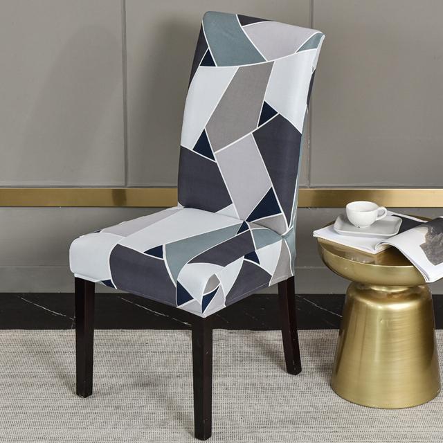 Style Stretch Chair Slipcover Designed For Dining Room Flexible Material Chair Cover For Office Chair Formal Dinner Chair Armchair Protector