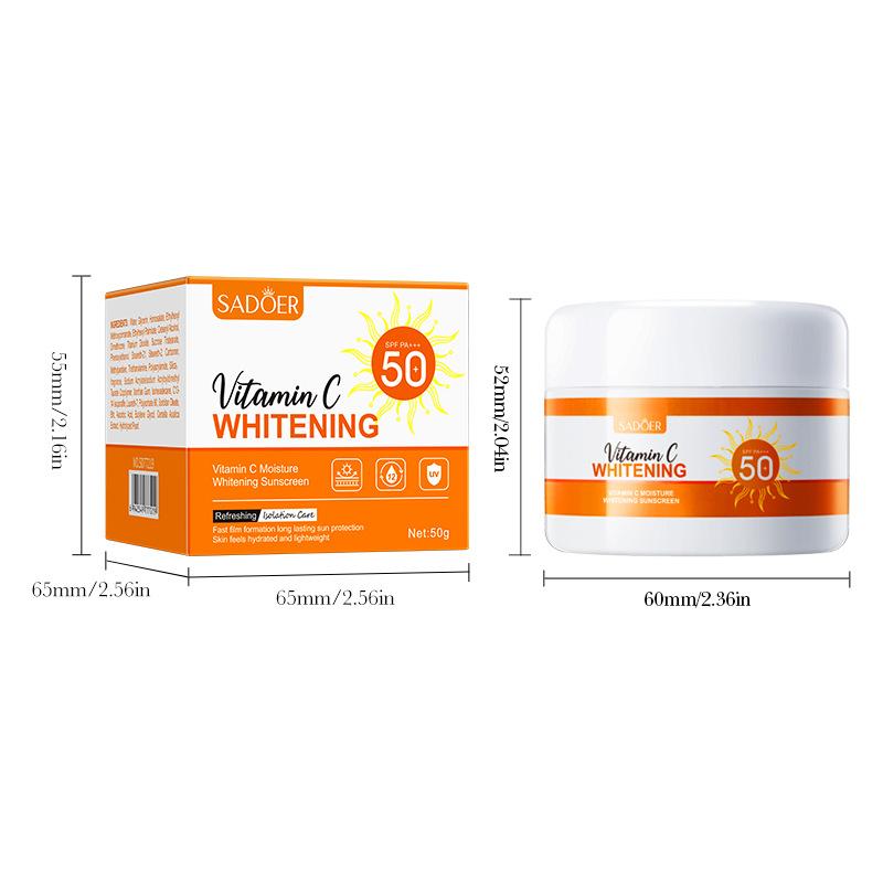 Moisturizing Body Sunscreen with Vitamin C for Ultimate UV Protection and Skin Brightening