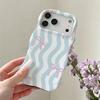 Small fresh bow wave protective case iPhone15/16ProMax film 2-in-1 anti-drop mobile phone case