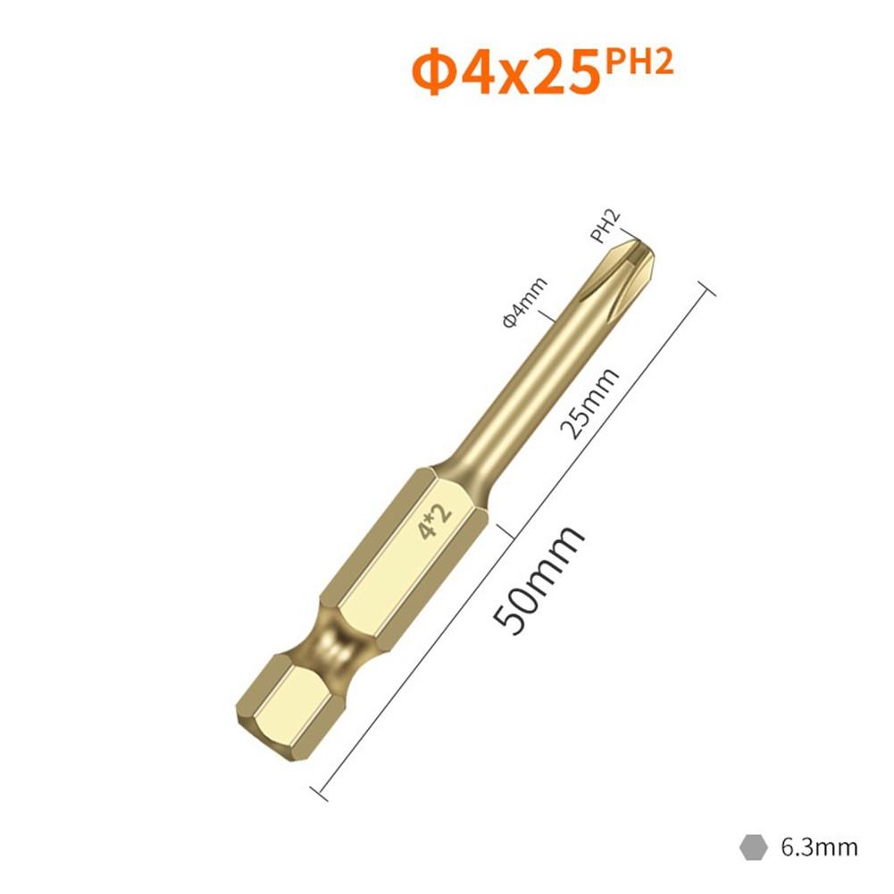Alloy Steel Screwdriver Bit High Hardness Magnetic