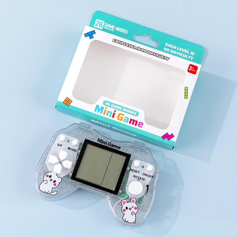 Classic Retro Handheld Tetris Game Console for Kids