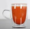 THERMAL GLASSES 300 ml FOR COFFEE AND TEA WITH HANDLE SET OF 2
