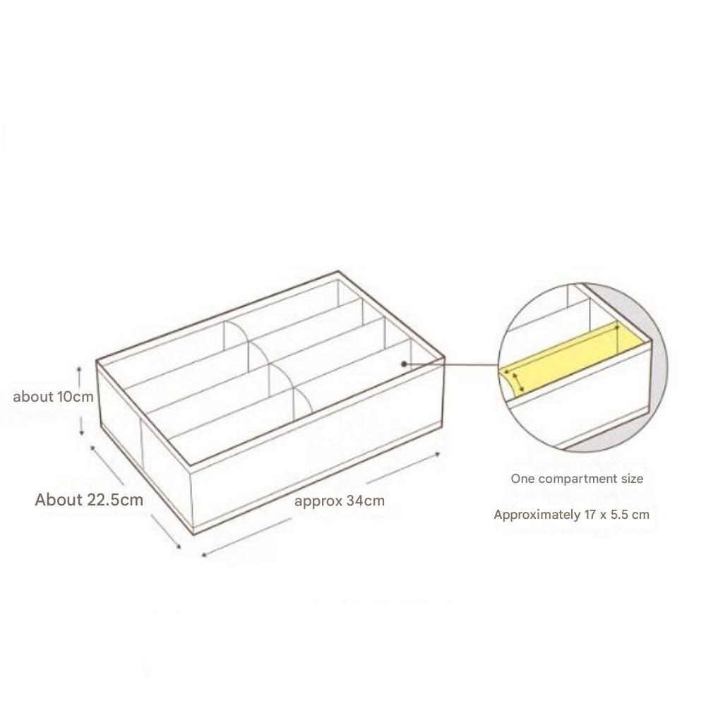 Non-Woven Organizer 8-Compartment