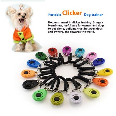 Fournitures d'entraînement pour chien populaires Clics d'entraînement pour animaux de compagnie Entraîneur portable Clics pour animaux de compagnie