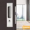 2025 Durable Zinc Alloy Polished Waterproof Security Sliding Door Hardware Accessories Key Lock Anti-Theft Anti-Rust Customized
