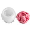 Peony Flower Candle Mould Silicone Molds Ornament Molds Castings Molds Handmade Plasters Molds Craft Supplies