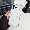 The new Apple 11Pro acrylic skin-feeling oil magnetic mobile phone case is suitable for translucent matte airbag  case.