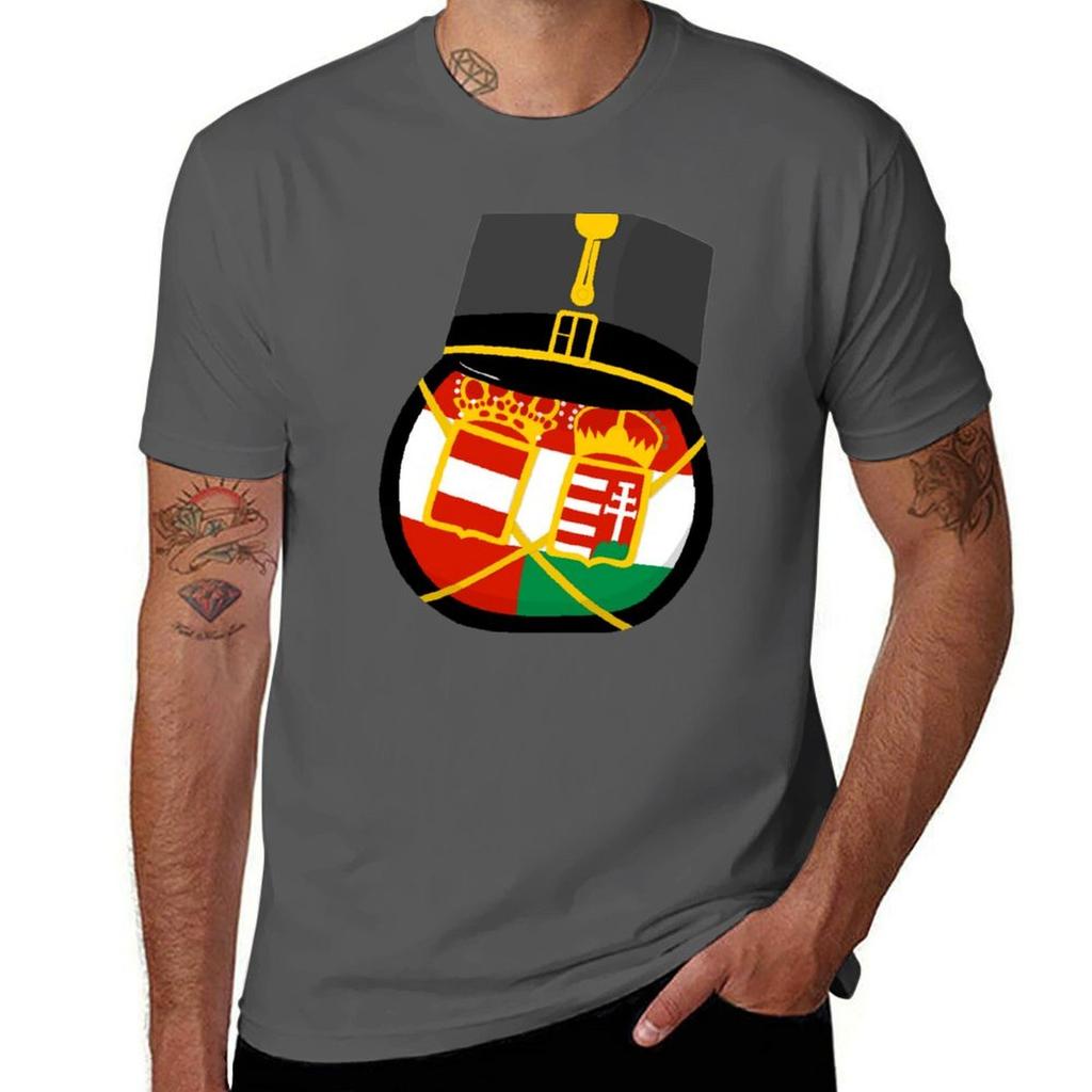 Austriahungary (With Hat) Tshirt Big Size Simple Tshirt