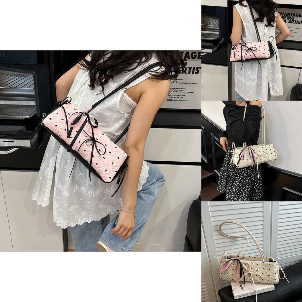 Boxford Cloth Girl Shoulder Bag With Bow For Summer Casual Daily Use