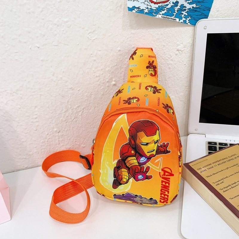 Avengers Spider Man Kids Chest Bag With Polyester Lining And Breathable Durable Design For Preschool Children
