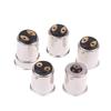 10Pcs B15 Brass-Nickel Plated Lamp Cap 1156 Single Contact Bayonet Auto Lamp Holder Ba15S Bay15D Auto Bulb Holder Cap