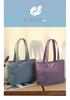 Japanese-Style Lightweight Casual Tote: Versatile Single Shoulder and Handheld Bag for Everyday Use