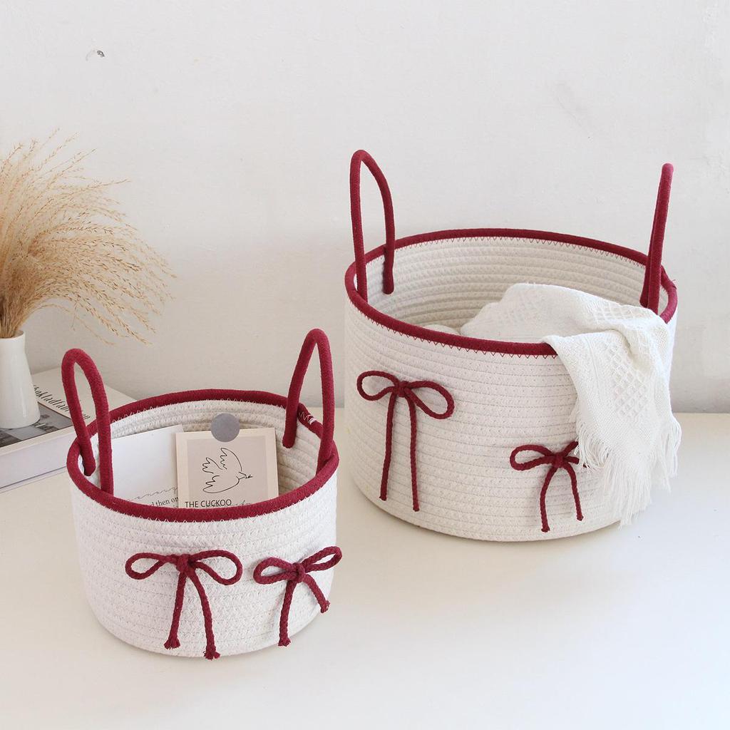 In-Style Handmade Woven Storage Basket for Office and Home