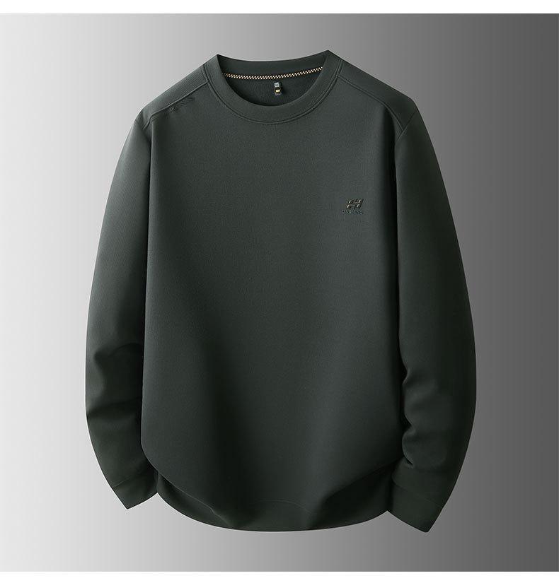 Herren 2025 Winter Übergröße Fleece-gefüttertes Rundhals-Sweatshirt - Verdickt & Lockerer Schnitt
