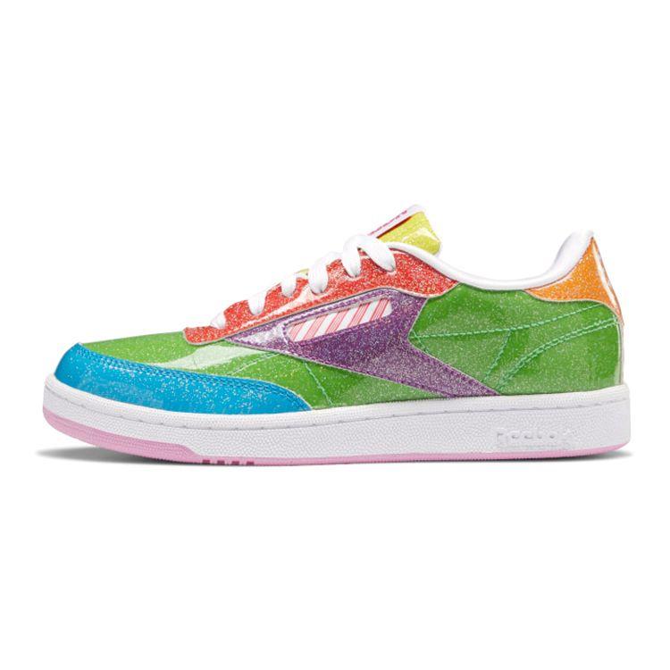 

Hasbro x Reebok Club C Детские кроссовки Candy Land Многоцветный Супер-зеленый Баклажановый H05082 38