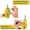 NEWACALOX 300W Hot Glue Gun Temperature Regulating Hot Melt Glue Gun with 11mm Glue Sticks/Copper Nozzle for Home DIY Tool