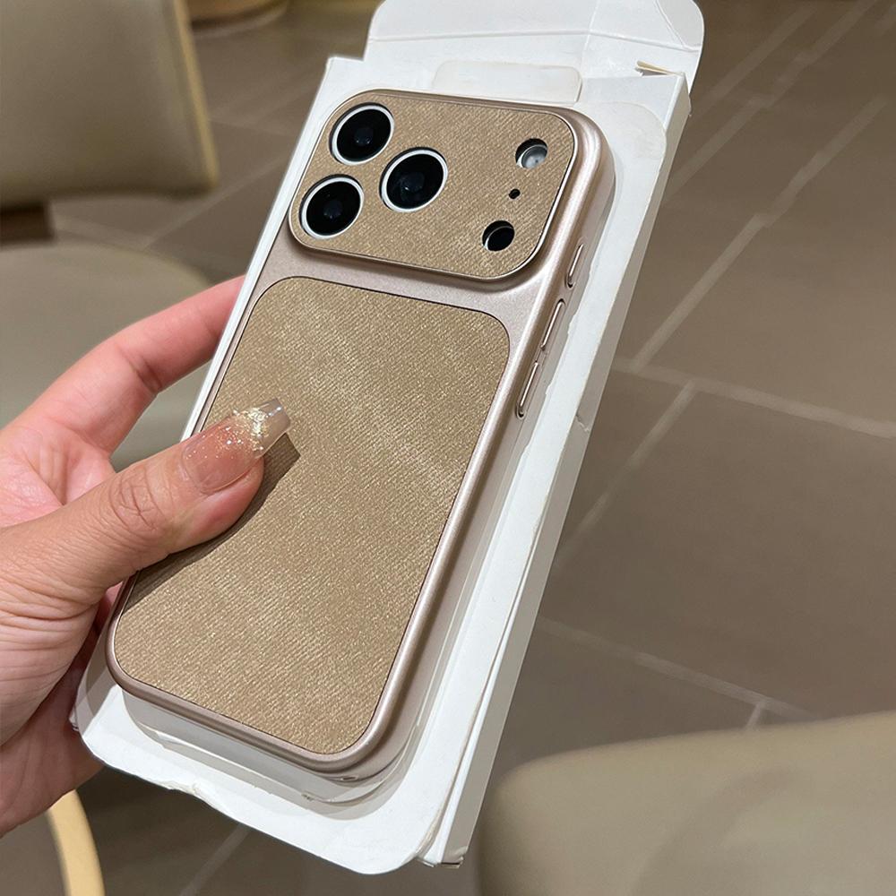 Denim Jeans Large Window Camera Protection Matte Phone Case for For Iphone Air 17 16 1 14 13 Pro Max Plus Shockproof Bumper Cover