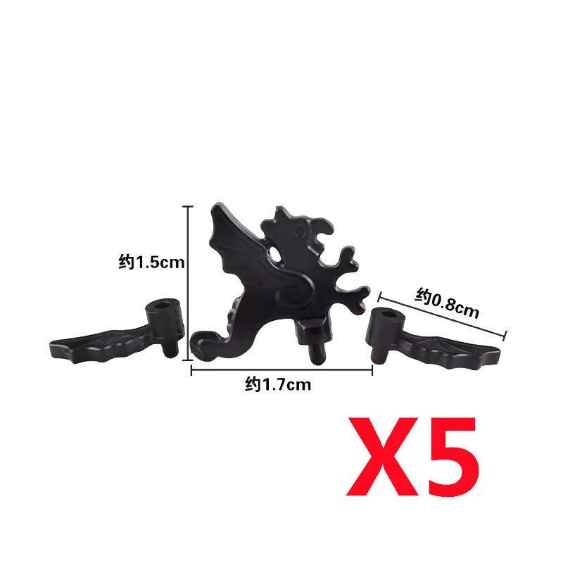 Medieval Military Castle Knight Shield Building Blocks Figures Accessory King Helmet Flags Shoulders Armor Feather Toy Gift T050