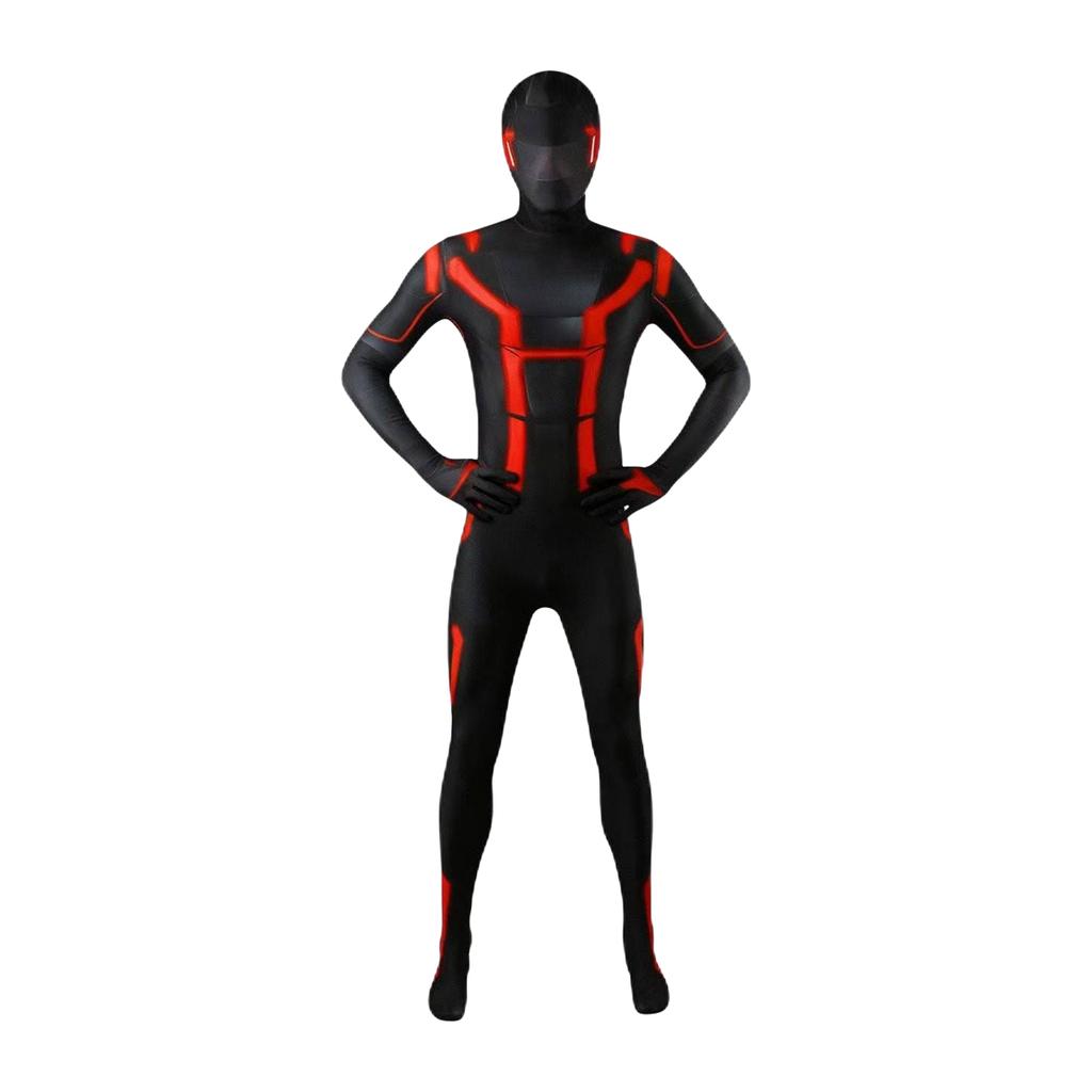 New Tron Ares Kids Cosplay Costume Movie Superhero Cosplay Tron Ares Jumpsuit Party Costumes for adult childre