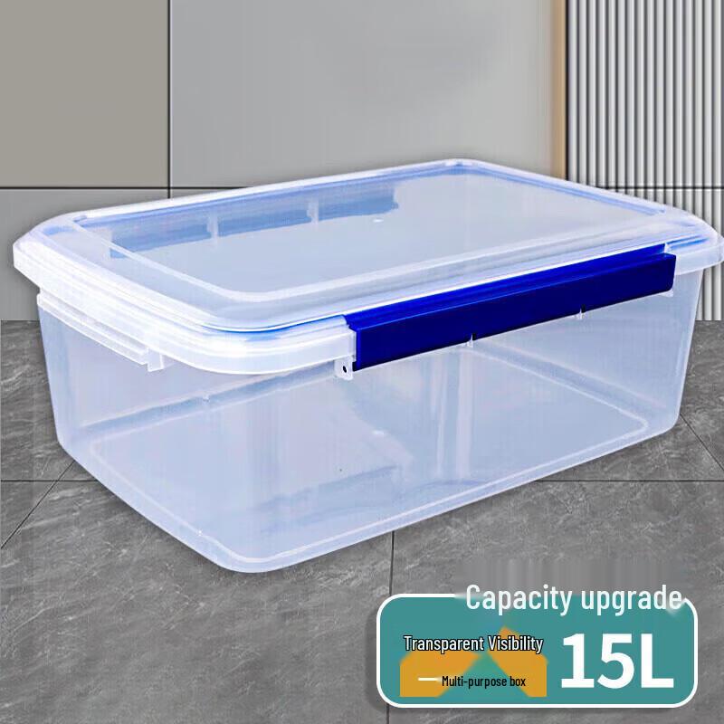 Transparent Plastic Food Storage Container with Lid