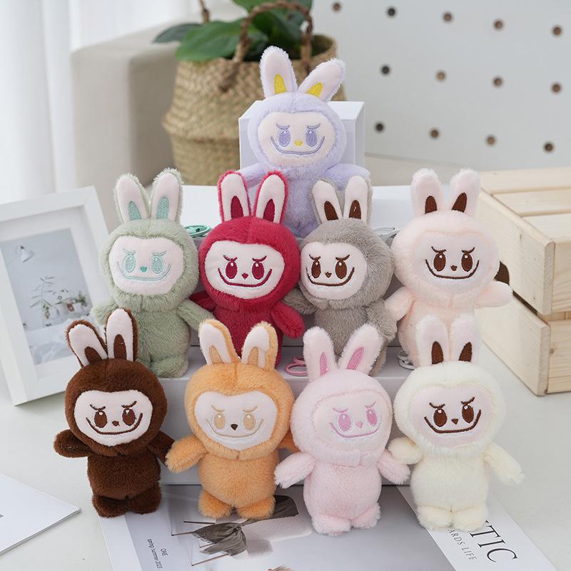 

16 см симпатичная мини плюшевая кукла-подвеска для Kpop Labubu плюшевые куклы сделай сам детский подарочный пакет подвесные украшения аксессуары для кукол 4