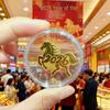 Year of the Horse 999 Pure Gold Phone Sticker - New Style, Adhesive Backing, 2mg Gold Gift