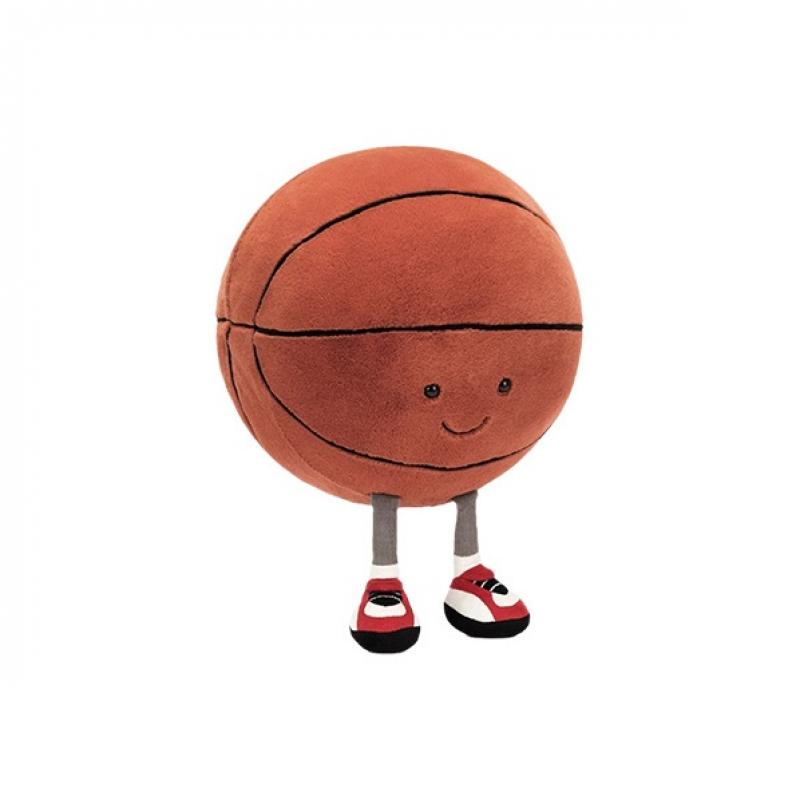 

JELLYCAT Серия Веселый спорт Баскетбольный предмет Кукла Плюшевая кукла Высота 25 см Box Not Included