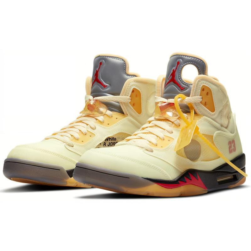 Air Jordan 5 X Off White Sp 'Sail' Jordan DH8565-100
