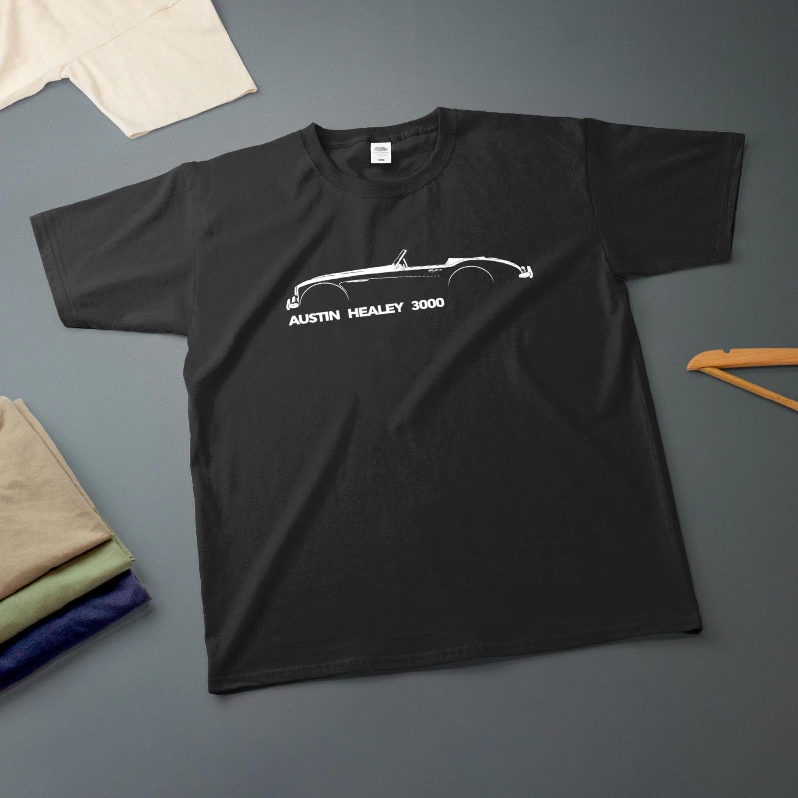 Austin Healey 3000 T-Shirt British Sports Car Silhouette LICENCED PRODUCT L