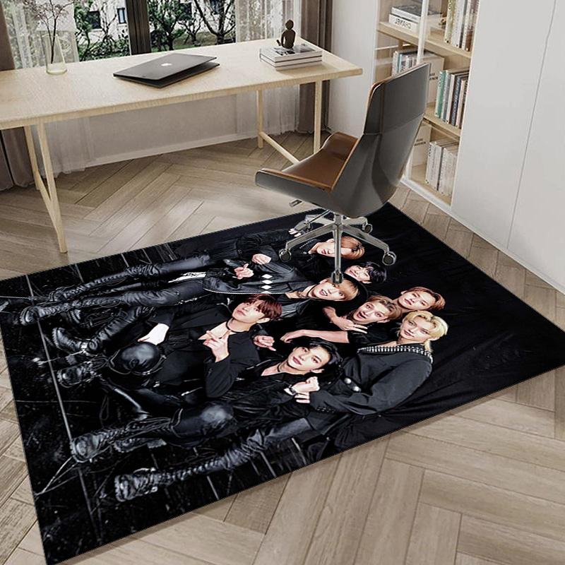 Kpop Stray Carpet, Chair Rug,Rug for Office Bedroom living rooms, Doormat decor Fan Gift Christmas Gift