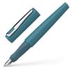 Schneider TOMO Fountain Medium Nib 1 Pen, (Deep Sea, Blue), pen, Cartridge/Converter Compatible.