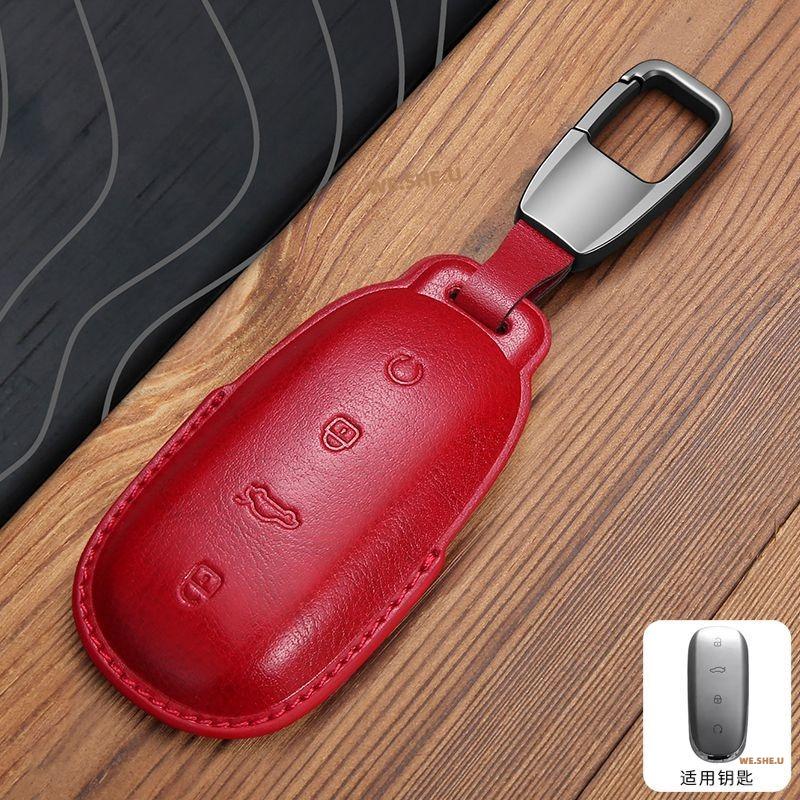 Für Omoda C7 Omoda 7 Phev Shs Leder Auto Schlüsselabdeckung Hülle Schale Schutzhülle Tasche Schlüsselanhänger Schlüsselanhänger Auto Zubehör